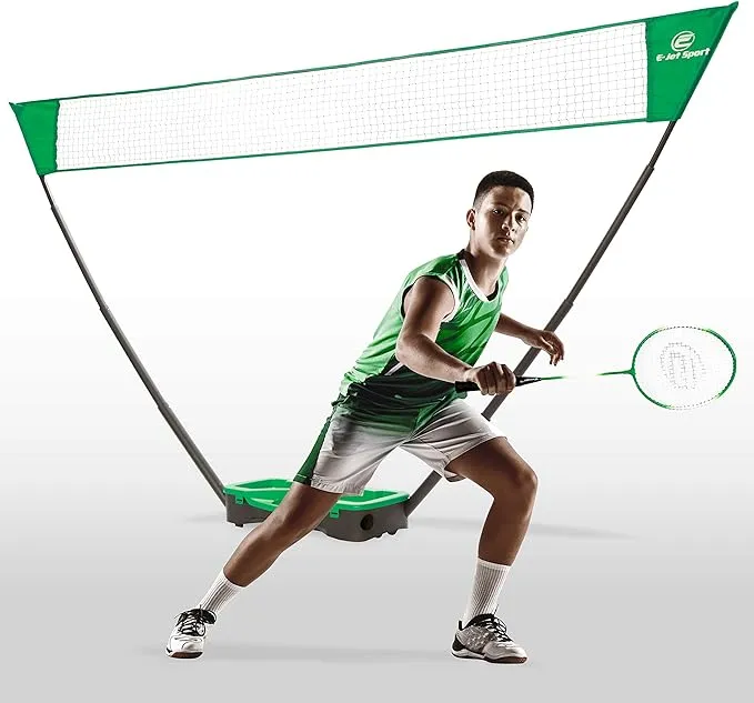 E-Jet Sport 5' x 10' Portable Badminton Net Set