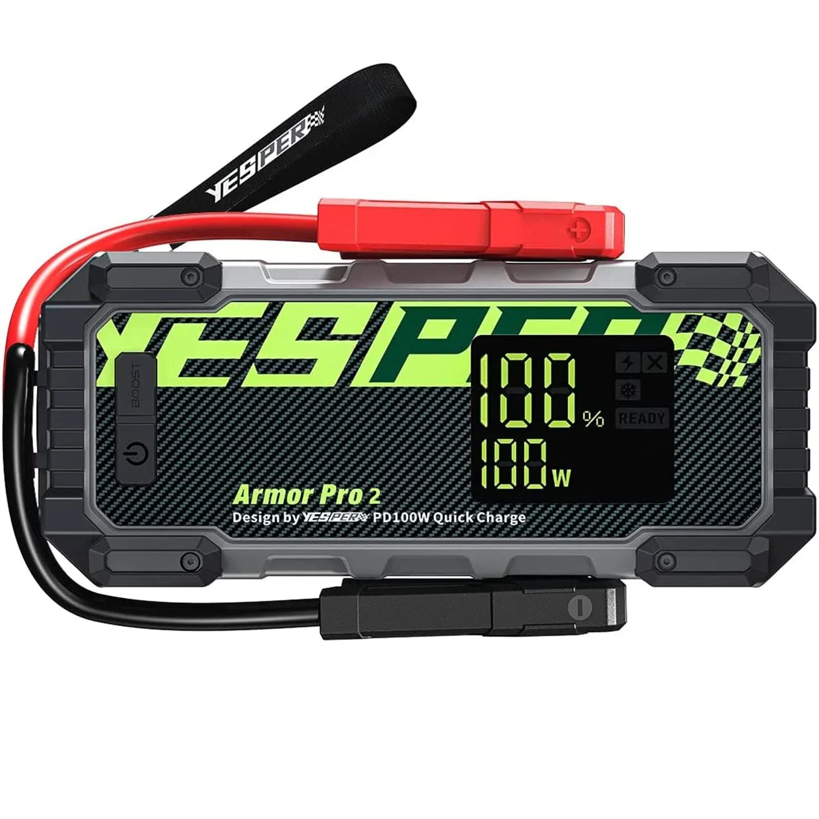 YESPER Battery Jump Starter 83200 mAh 3000A Peak Jump Box for car(Up to 9.5.0L ...