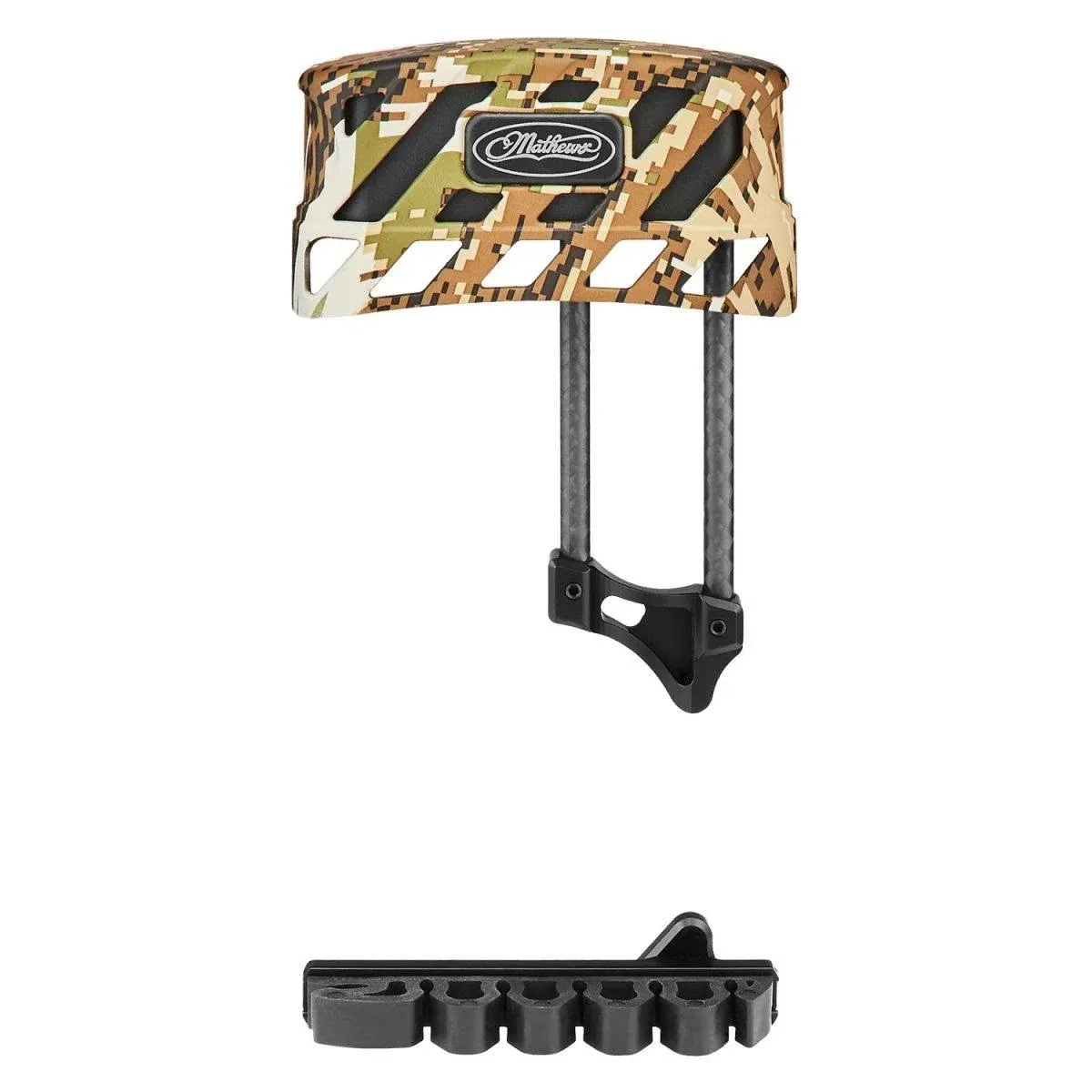 MATHEWS Archery Lowpro Fixed Quiver, Left Hand, Black