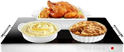 Chefman Electric Warming Tray with Adjustable Temperature Control