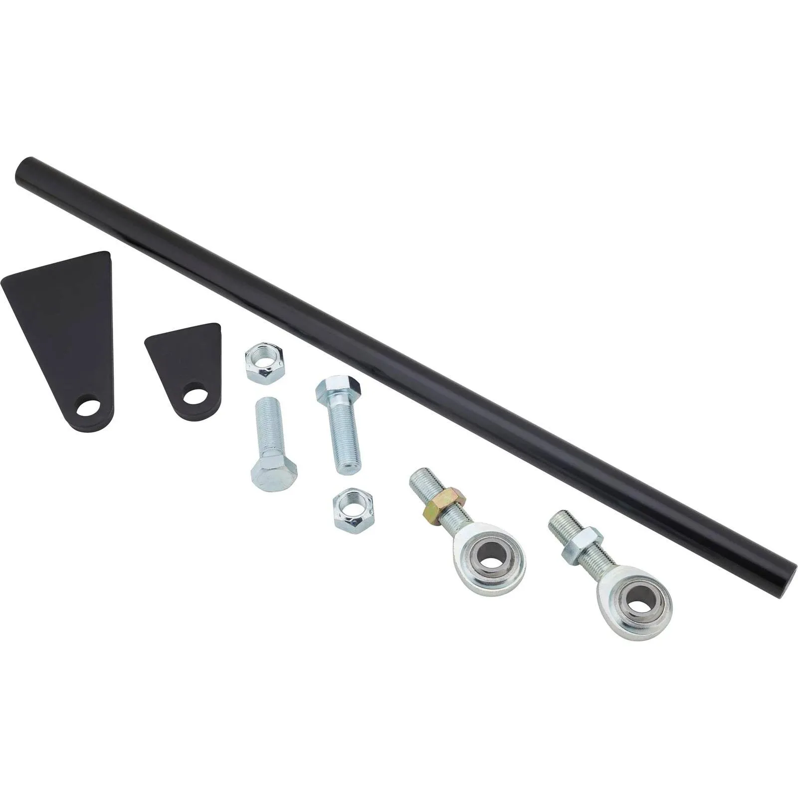 Universal Weld-On Rear Panhard Bar Track Rod Kit, Ensures Lateral Axle Control for Coil Spring & Coil-Over Suspensions, Includes 7/8" DOM Steel Rod, 5/8" Rod Ends, Universal Fit