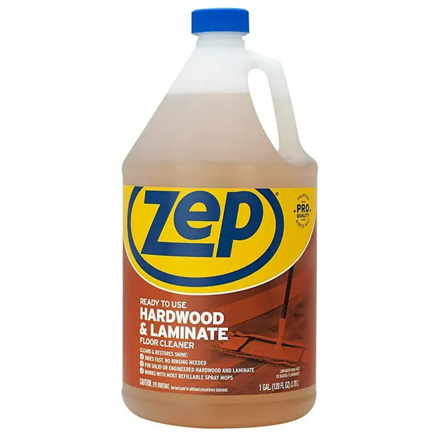 Zep Hardwood & Laminate Finish, Unscented, 128 Oz. (ZUHLF128)