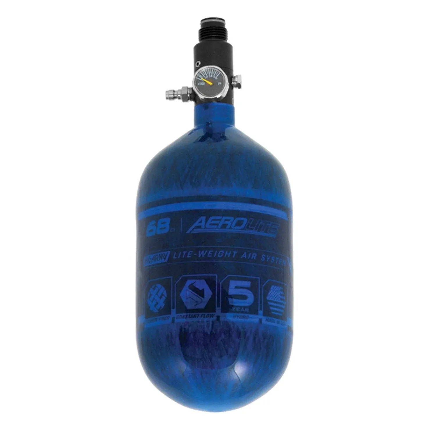 Aerolite Carbon Fiber Tank - 68Ci / 4500Psi - Blue