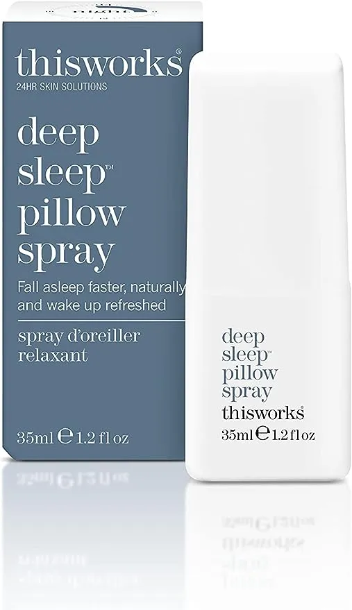 THISWORKS Deep Sleep Pillow Spray, Natural Relaxation Aid for Stress & Anxiety Relief, 2.5 fl oz