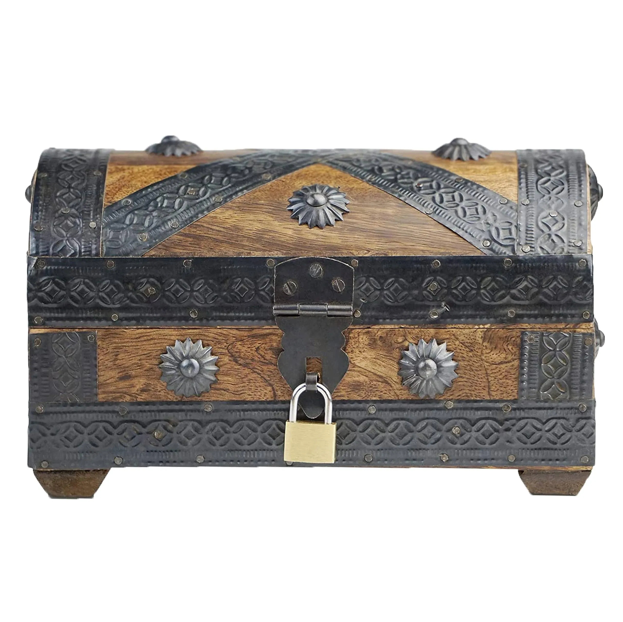 Brynnberg 7.9" x 4.3" Pirate Treasure Chest Storage Box