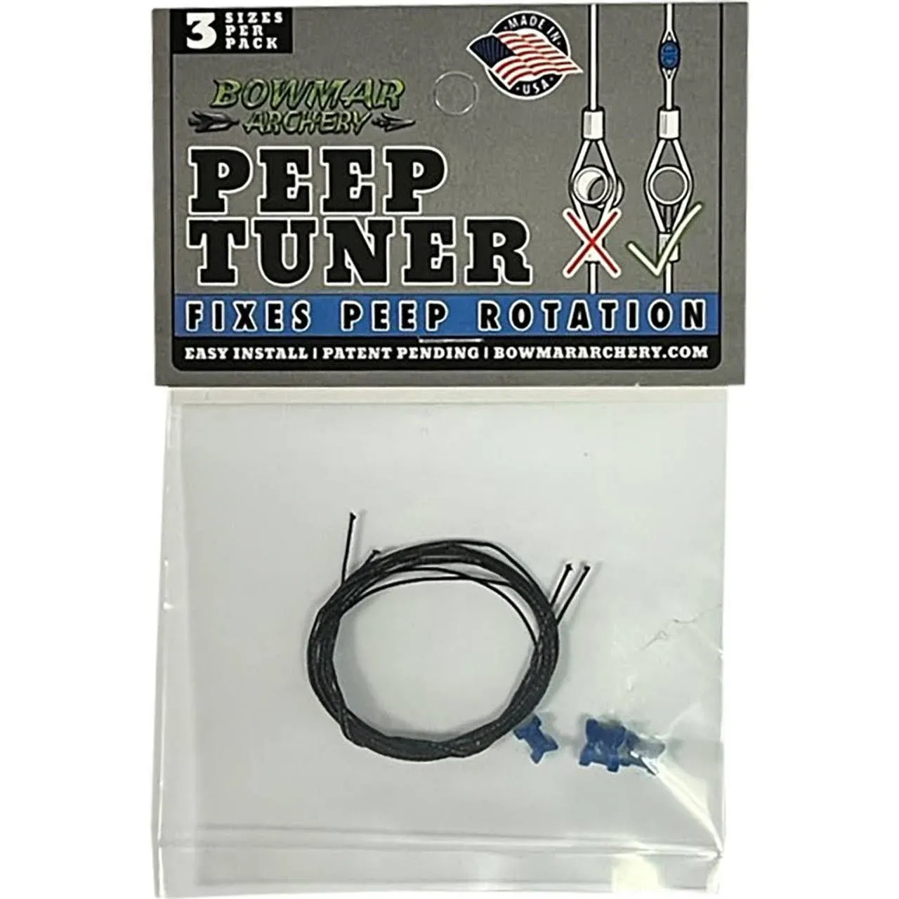 Bowmar Peep Tuner Blue