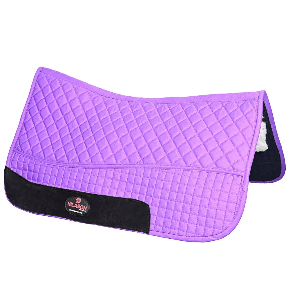 HILASON Western All Purpose Horse Saddle Pad | Saddle Pad for Horse Riders | Saddle Pads | Saddle Pads Western| Horses Saddle Pads | Horse Riding Pads | Western Saddle Pads for Horses