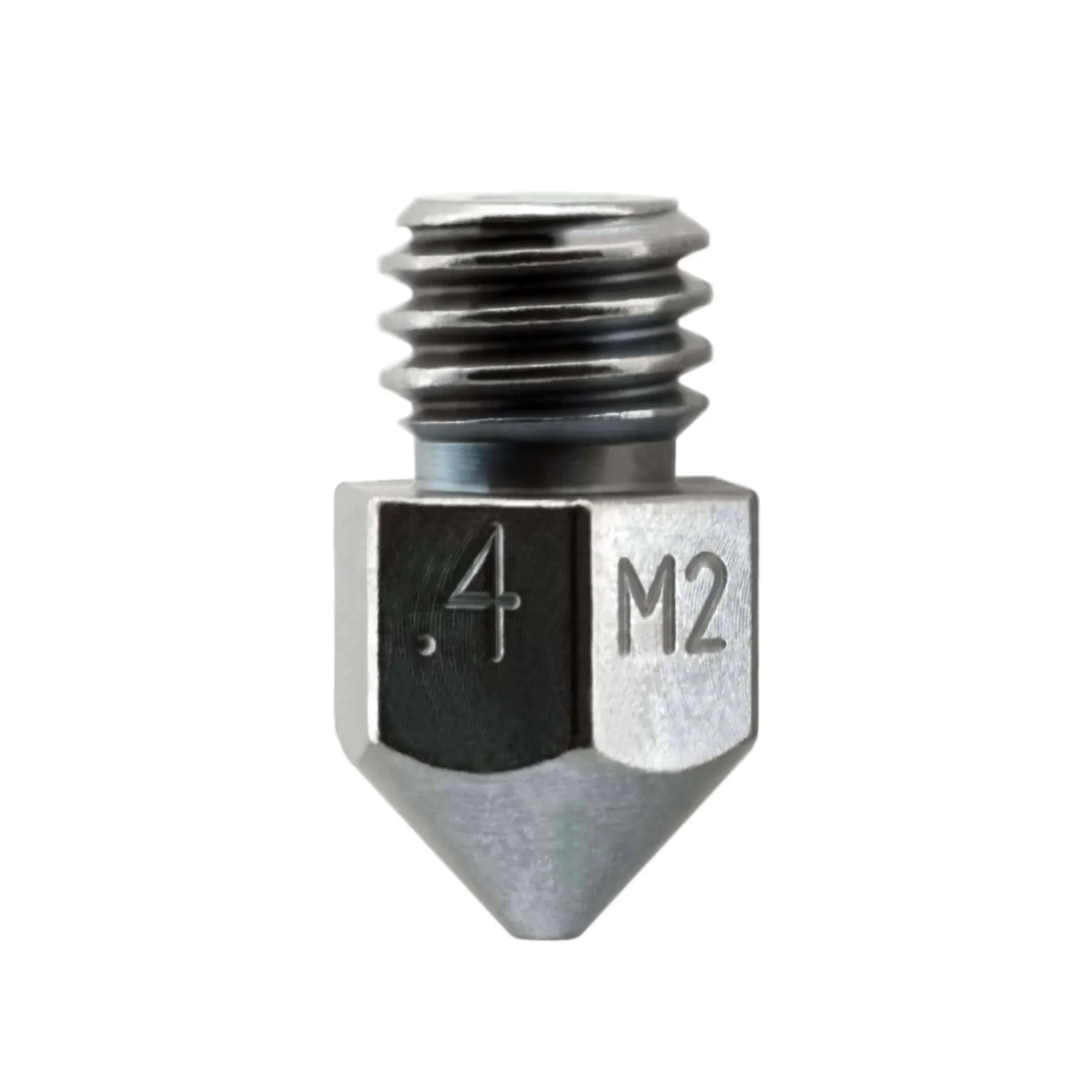 Microswiss MK8 Plated M2 Hardened High Speed Steel Nozzle (.4mm)