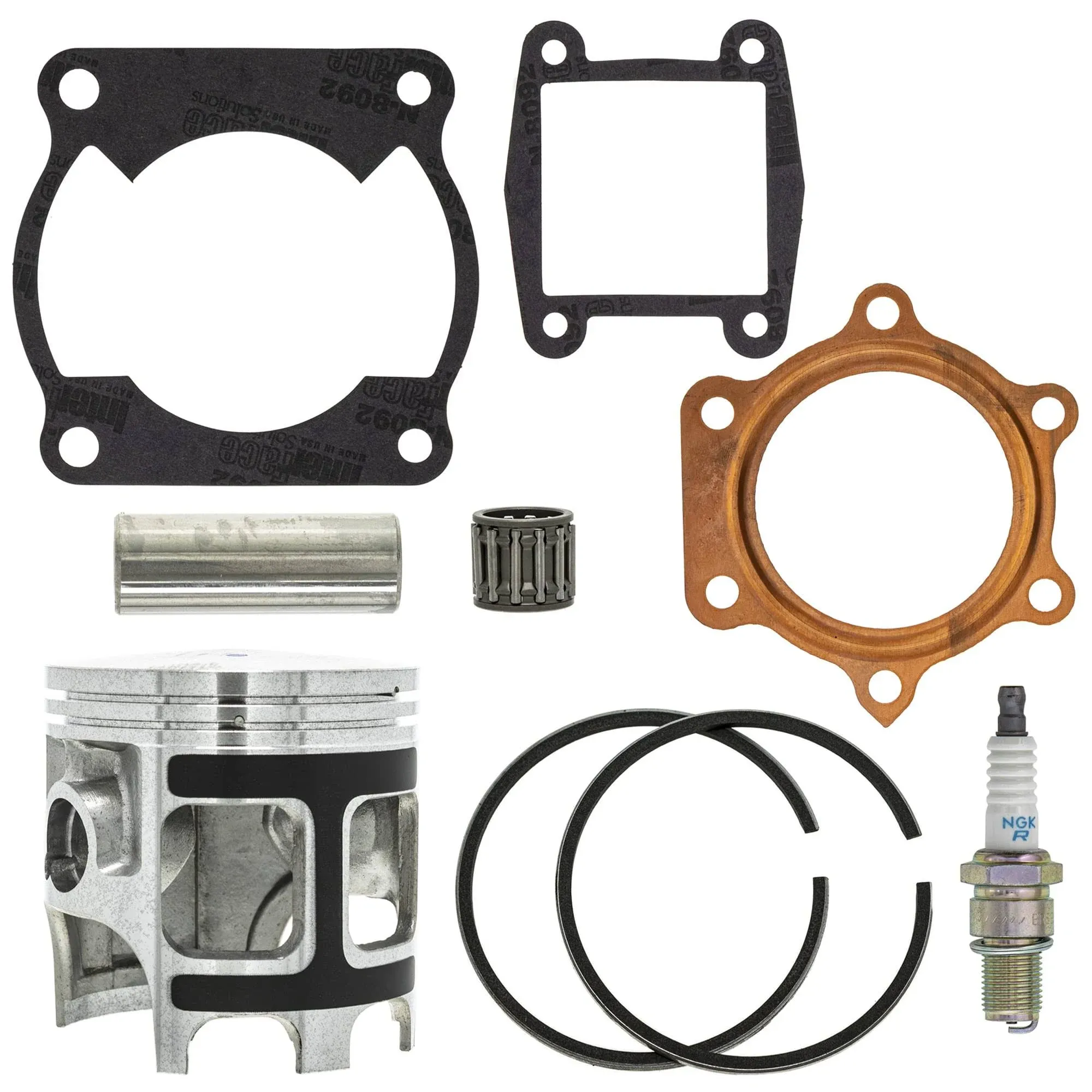 NICHE Standard Bore Top End Repair Kit for Yamaha Blaster 200 2XJ-11631-01-97 3JM-11601 1988-2006