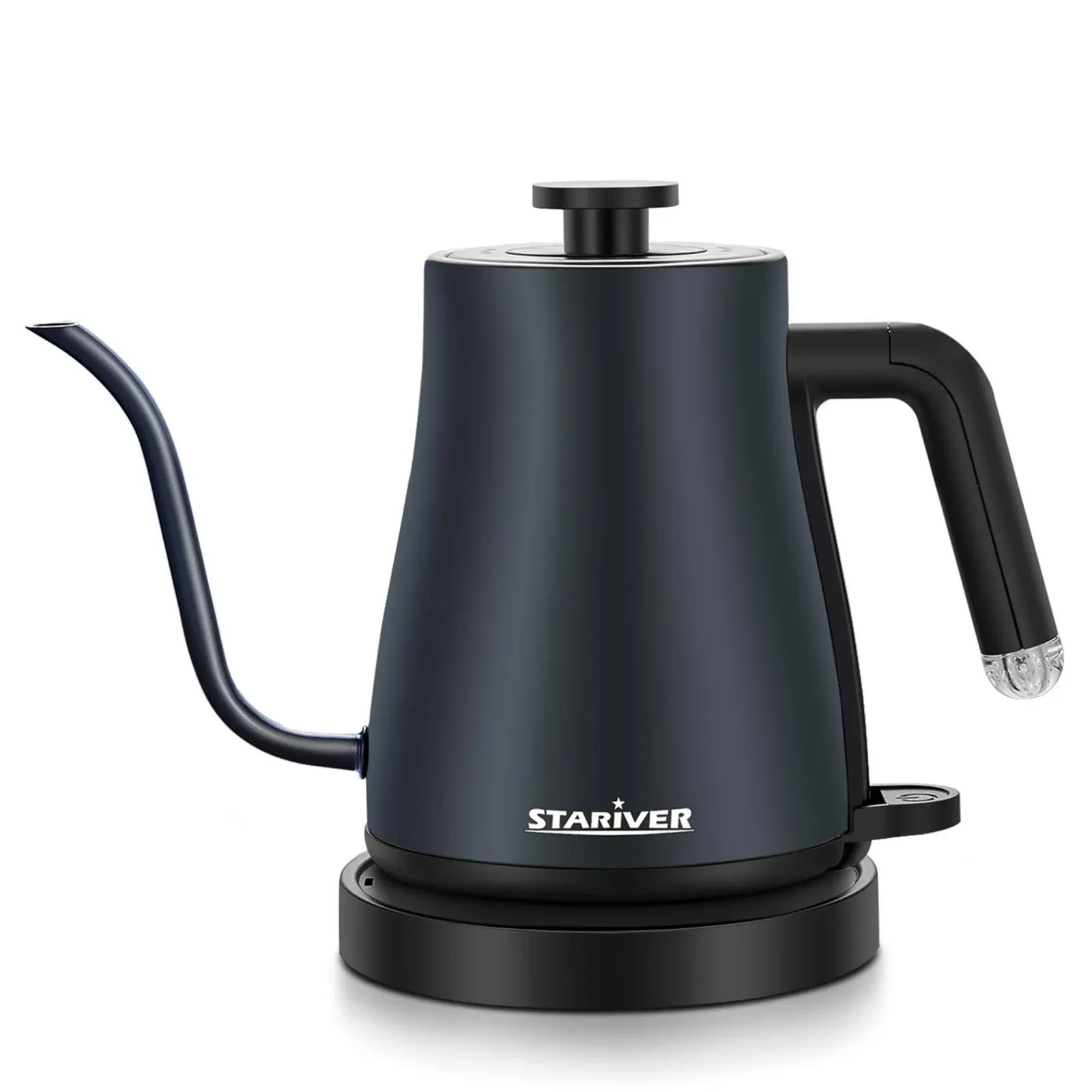 Stariver Electric Kettle Gooseneck Kettle, 1.2L Water Kettle, BPA-Free, Pour Over ...