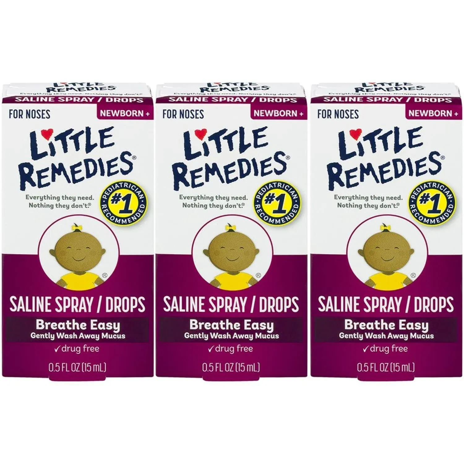 Little Remedies Saline Spray Drops