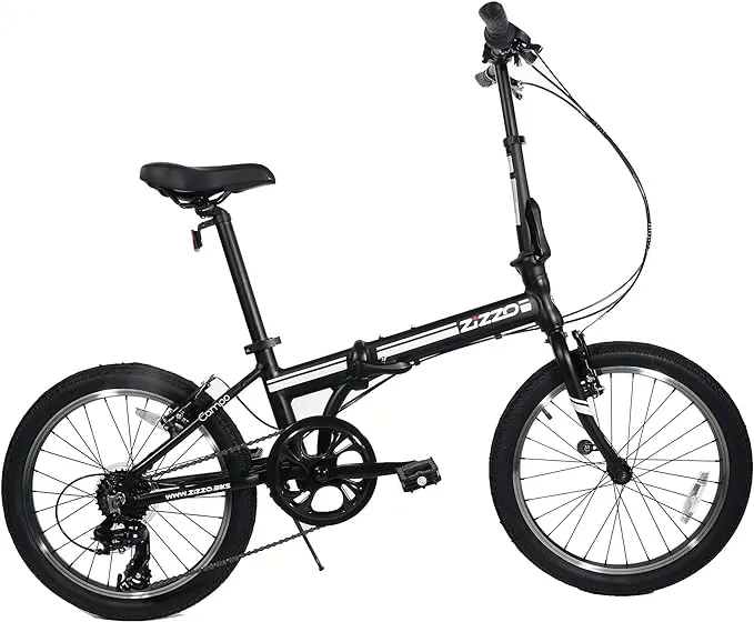 Campo 20 Inch Folding Bike with 7-Speed, Adjustable Stem, Light Weight Frame