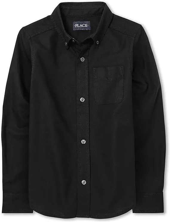 The Children's Place Boys' Long Sleeve Oxford Shirt