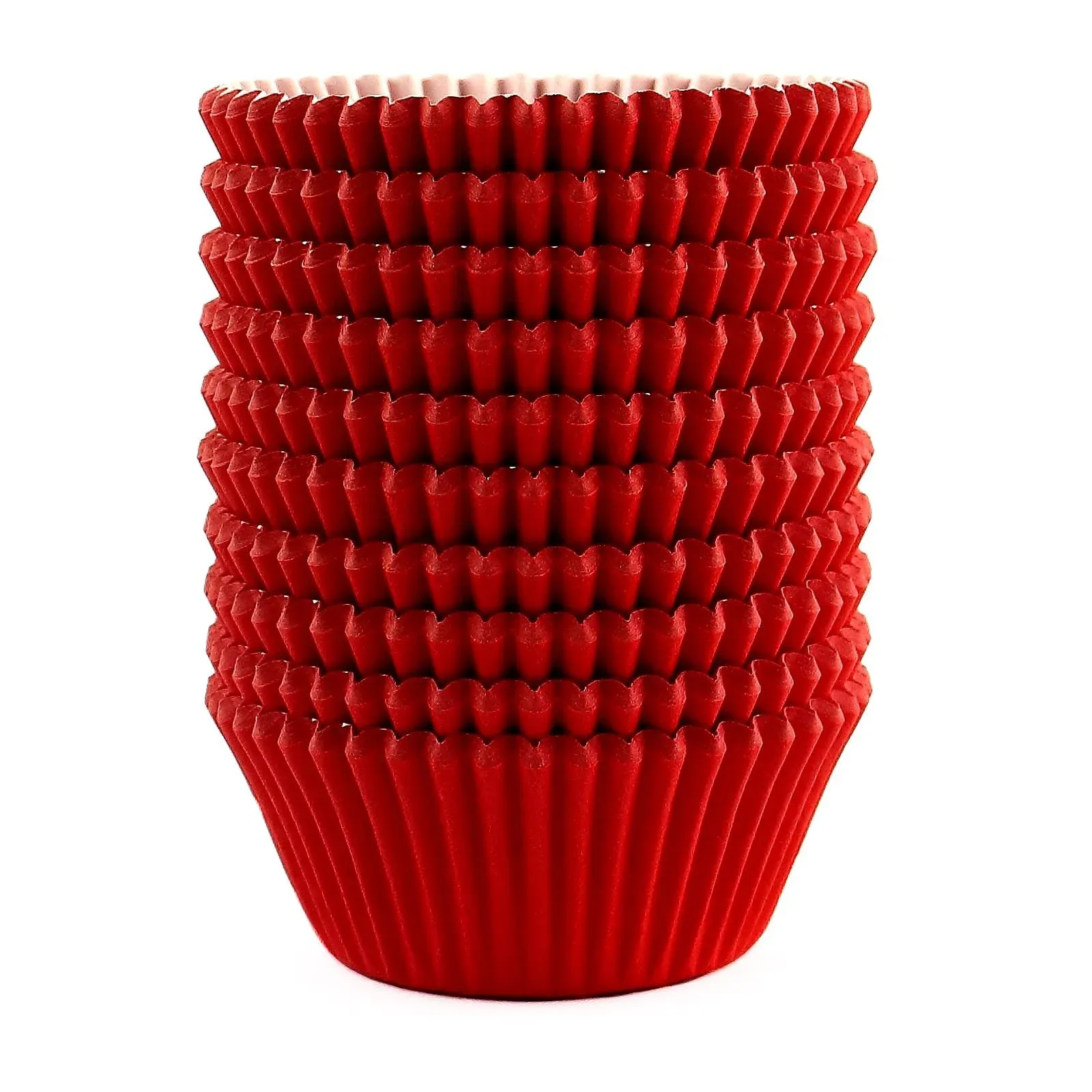 Eoonfirst Standard Size Baking Cups New Year Party Cupcake Liners 200 Pcs Red