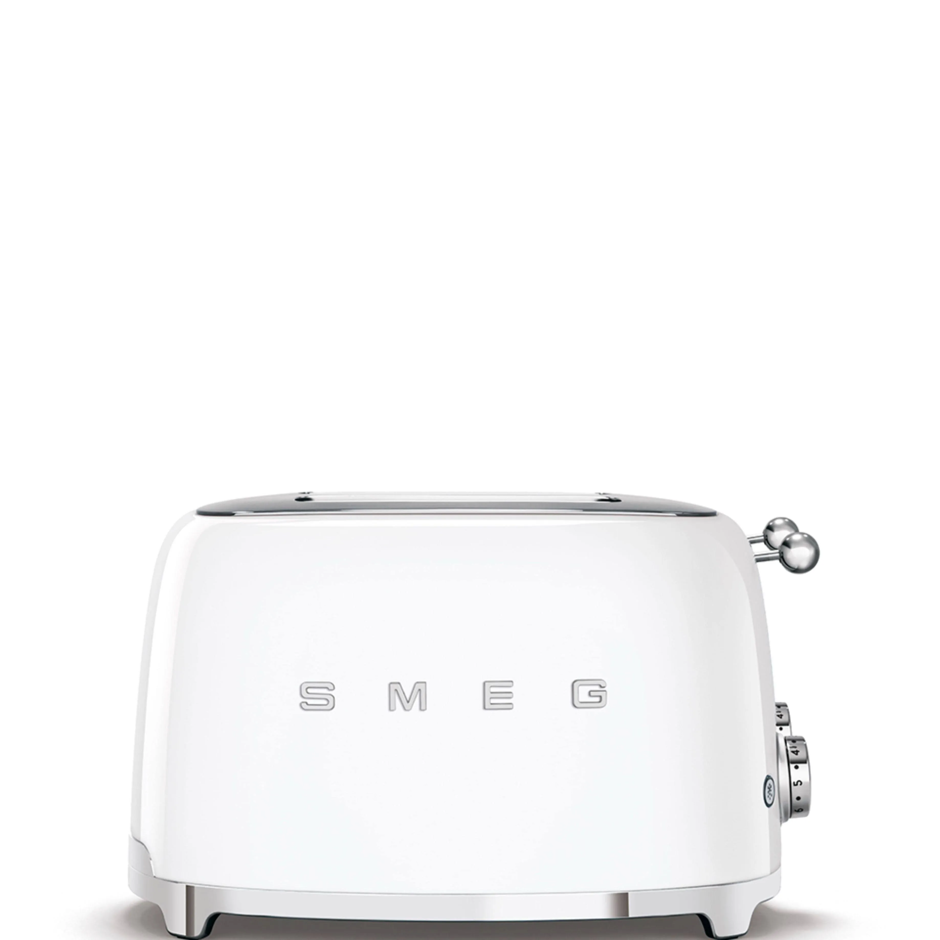 Smeg 50s Style Retro Four Slice Toaster Smeg Finish: White