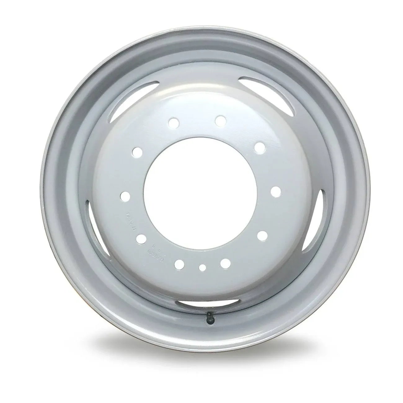 Set of 6 Brand New 19.5" 19.5x6 10 Lug Steel Wheels for Ford F450SD F550SD 2005-2023 Super Duty Dually Gray OEM Quality Replacement Rim