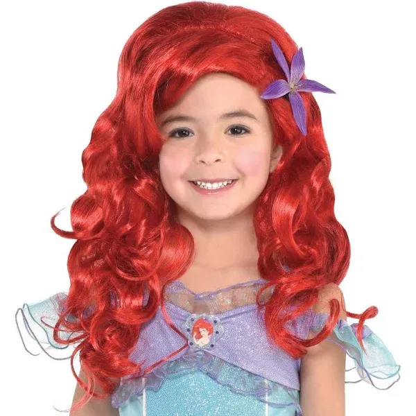 Suit Yourself Long Ariel Wig for Kids, The Little Mermaid, Halloween Costume ...