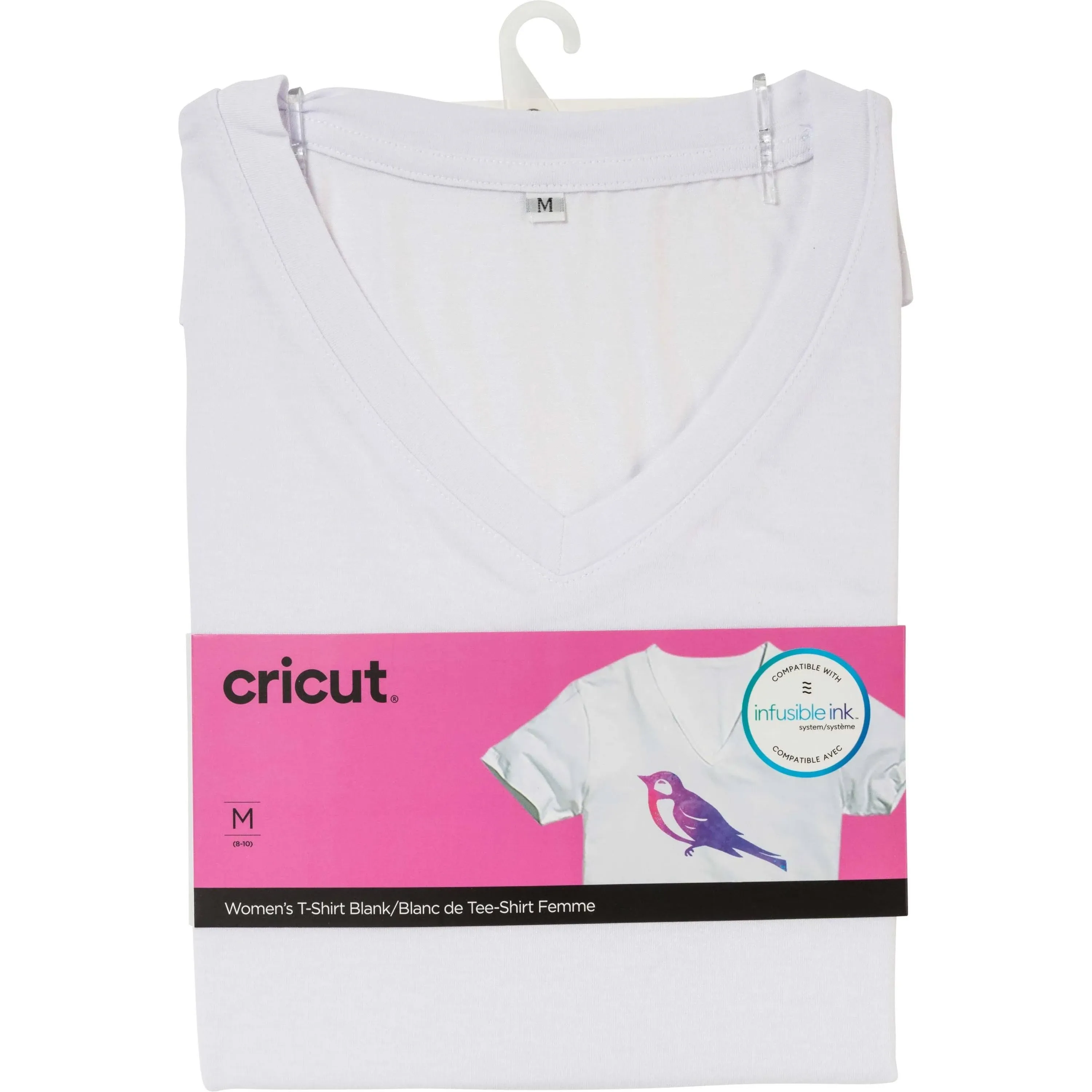 Cricut Infusible Ink Blank T Shirt V Neck Women's Medium