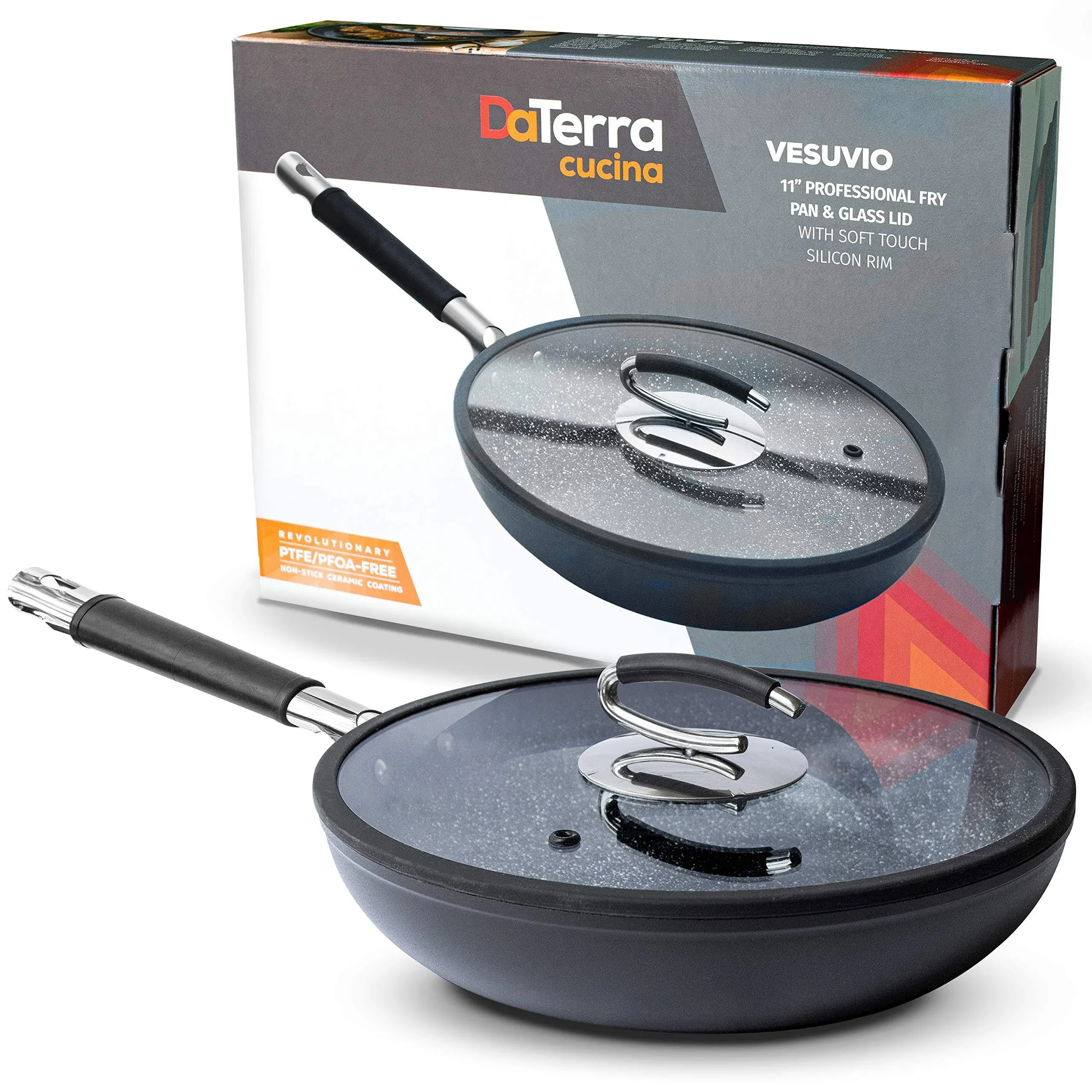 Vesuvio 11 Inch Ceramic Coated Nonstick Frying Pan