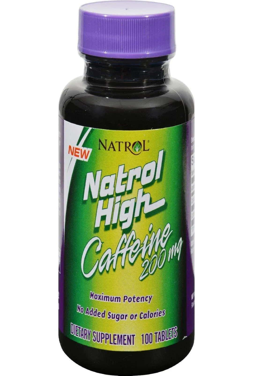 Natrol High Caffeine, Extra Strength, 200 mg, Value Size, Tablets - 100 tablets