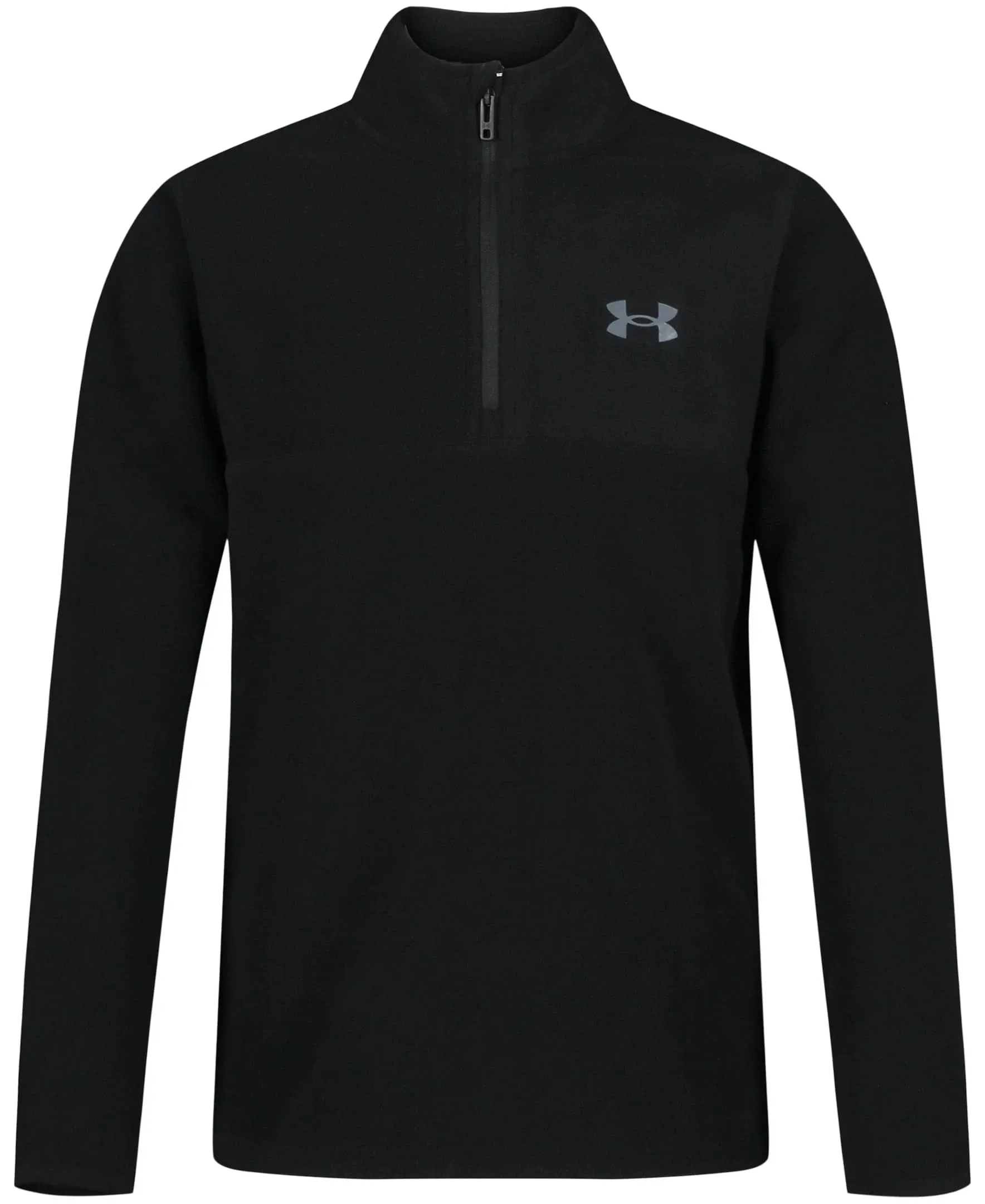 BOYS Black Youth XL UNDER ARMOUR 1/4 ZIP FLEECE  SHIRT PULLOVER JACKET 