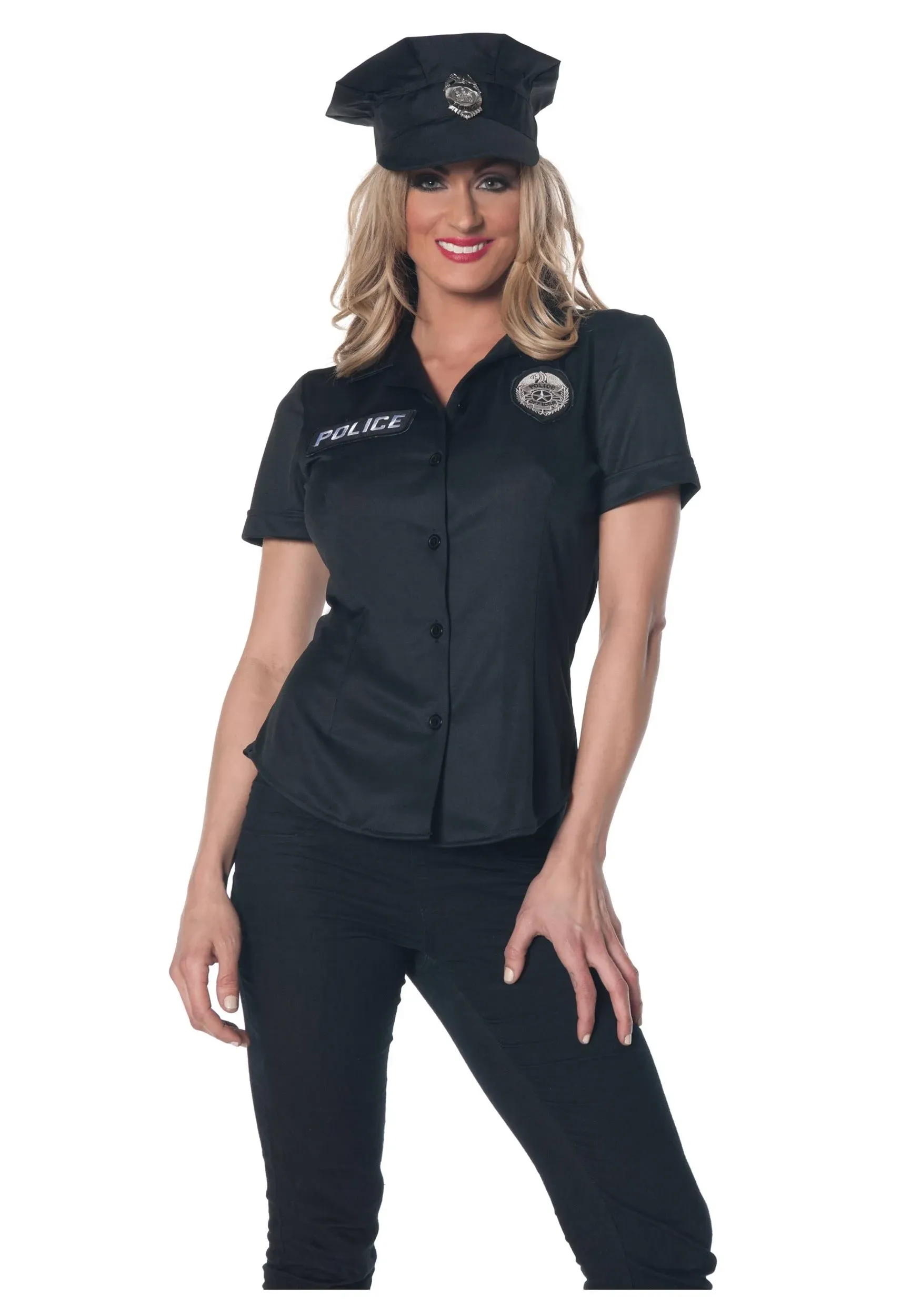 Underwraps Women's Police Fitted Shirt