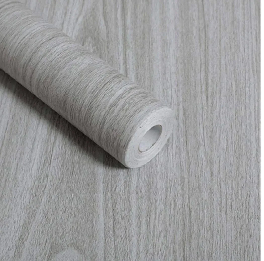 * Your Home with 1pc Gray Wood Grain Contact Paper - Peel &amp; Stick Wallpaper for Refrigerator, Furniture, Kitchen &amp; Room Background!