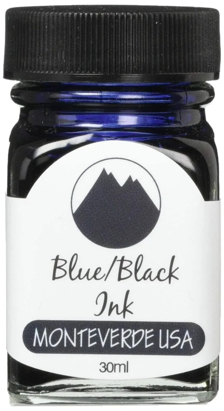 Monteverde Blue/Black Ink - 30 ml Bottle