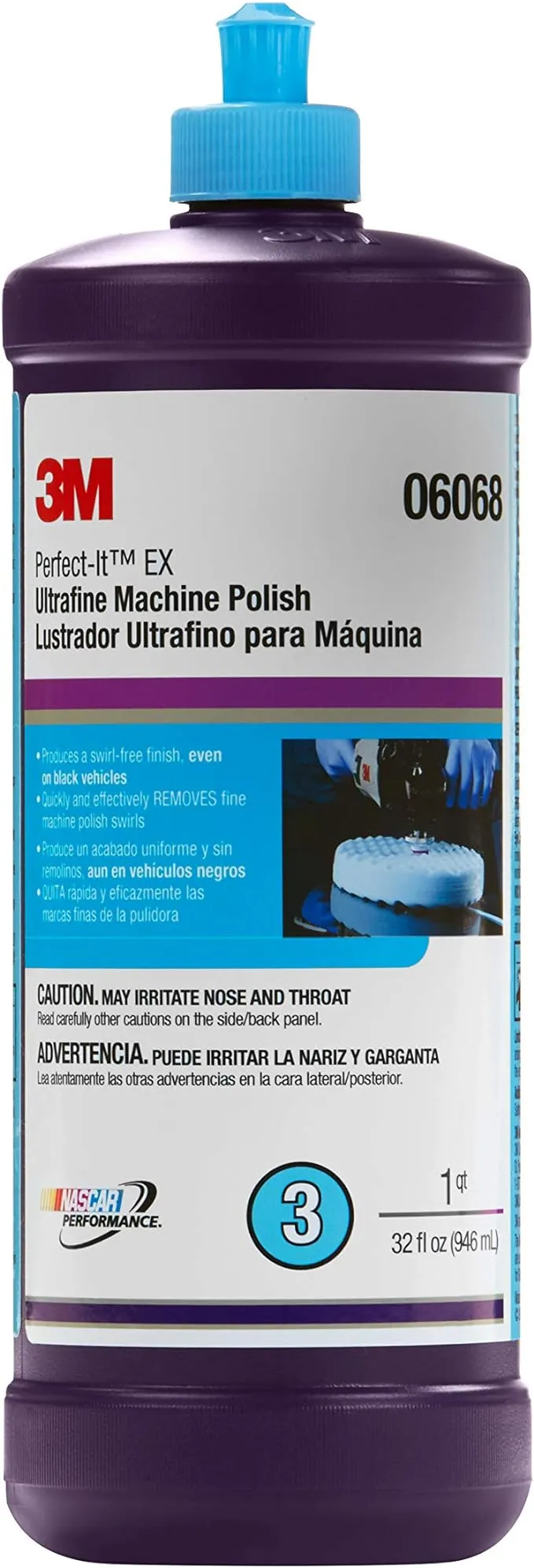 3M 06068 1 Quart Perfect-It Ultrafine Machine Polish