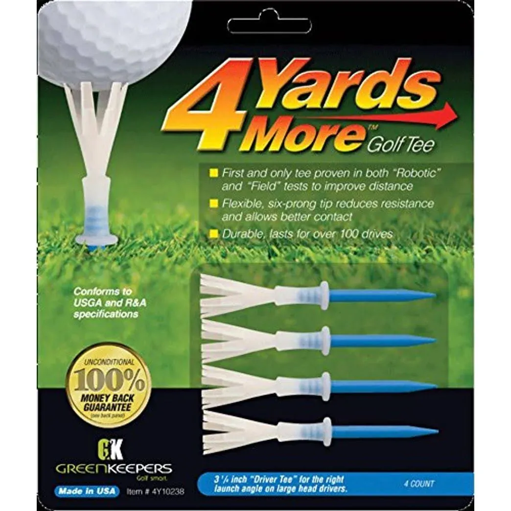 4 Yards More Golf Tees - 3 1/4"