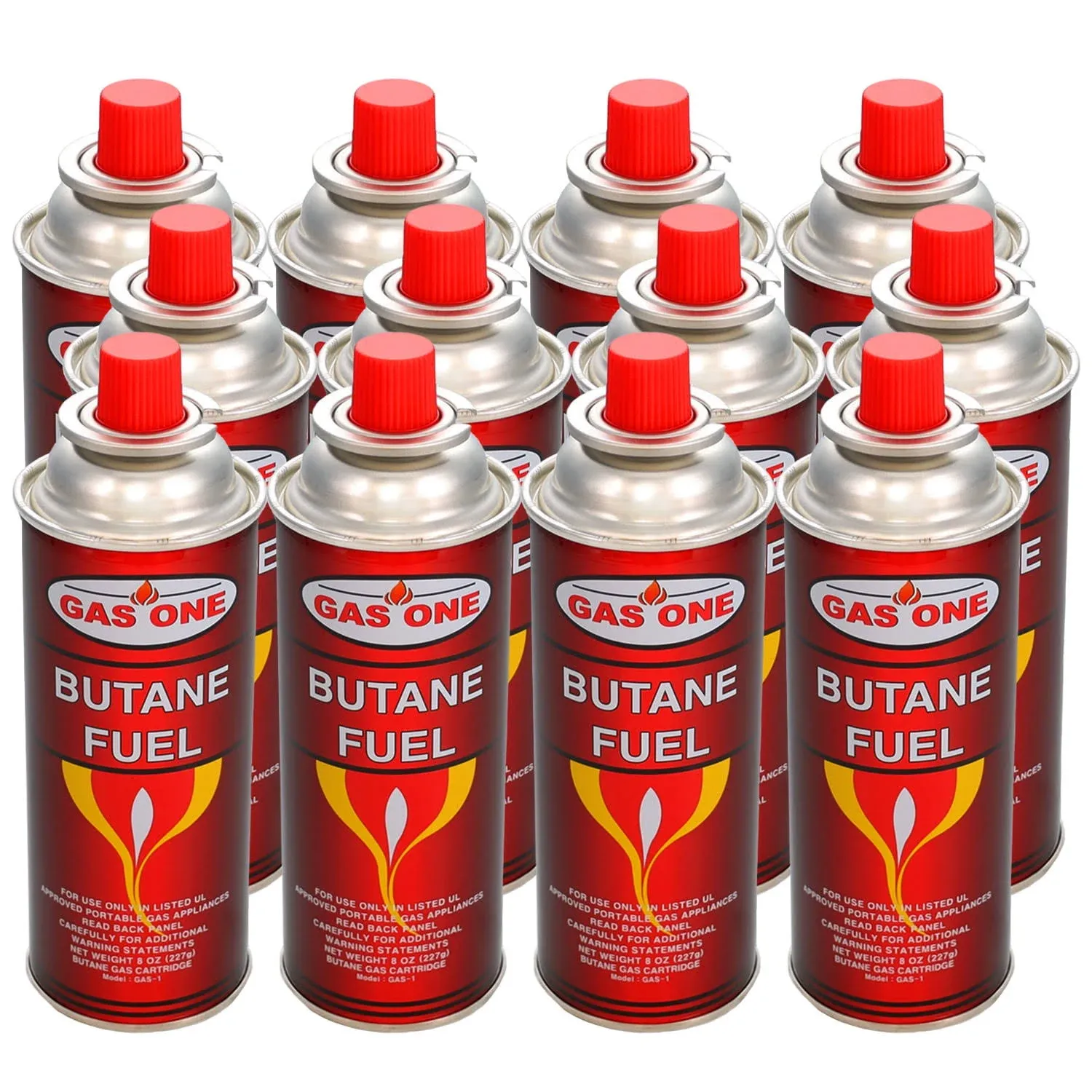 GasOne Butane Fuel Canister (12 Pack)