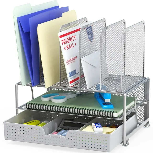 SimpleHouseware Mesh Desk Organizer