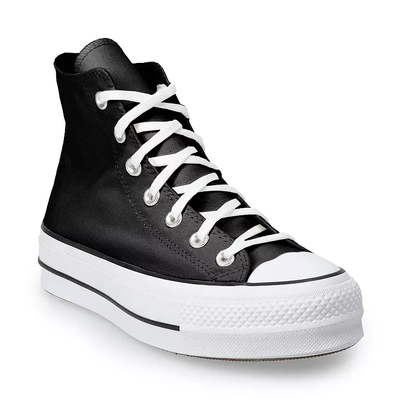 Converse Chuck Taylor All Star Lift Women's Platform High-Top Sneakers, Size: 10, Black White