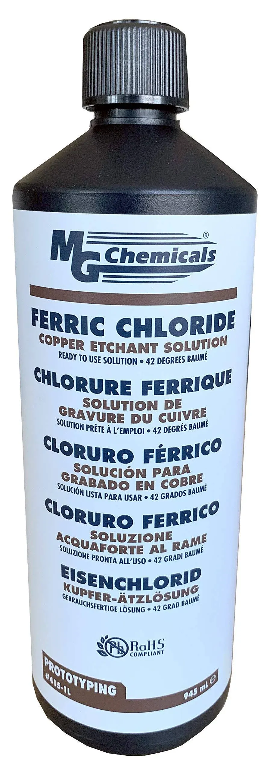 MG Chemicals Ferric Chloride Solution 1qt.