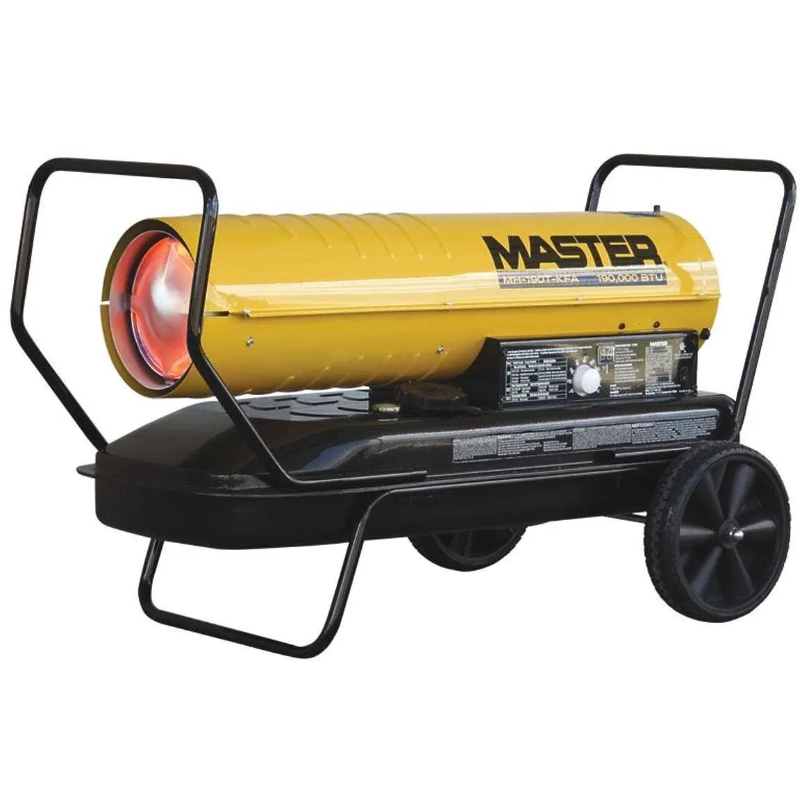 Master MH-190T-KFA Kerosene Forced Air Heater with Thermostat, 190,000 BTU