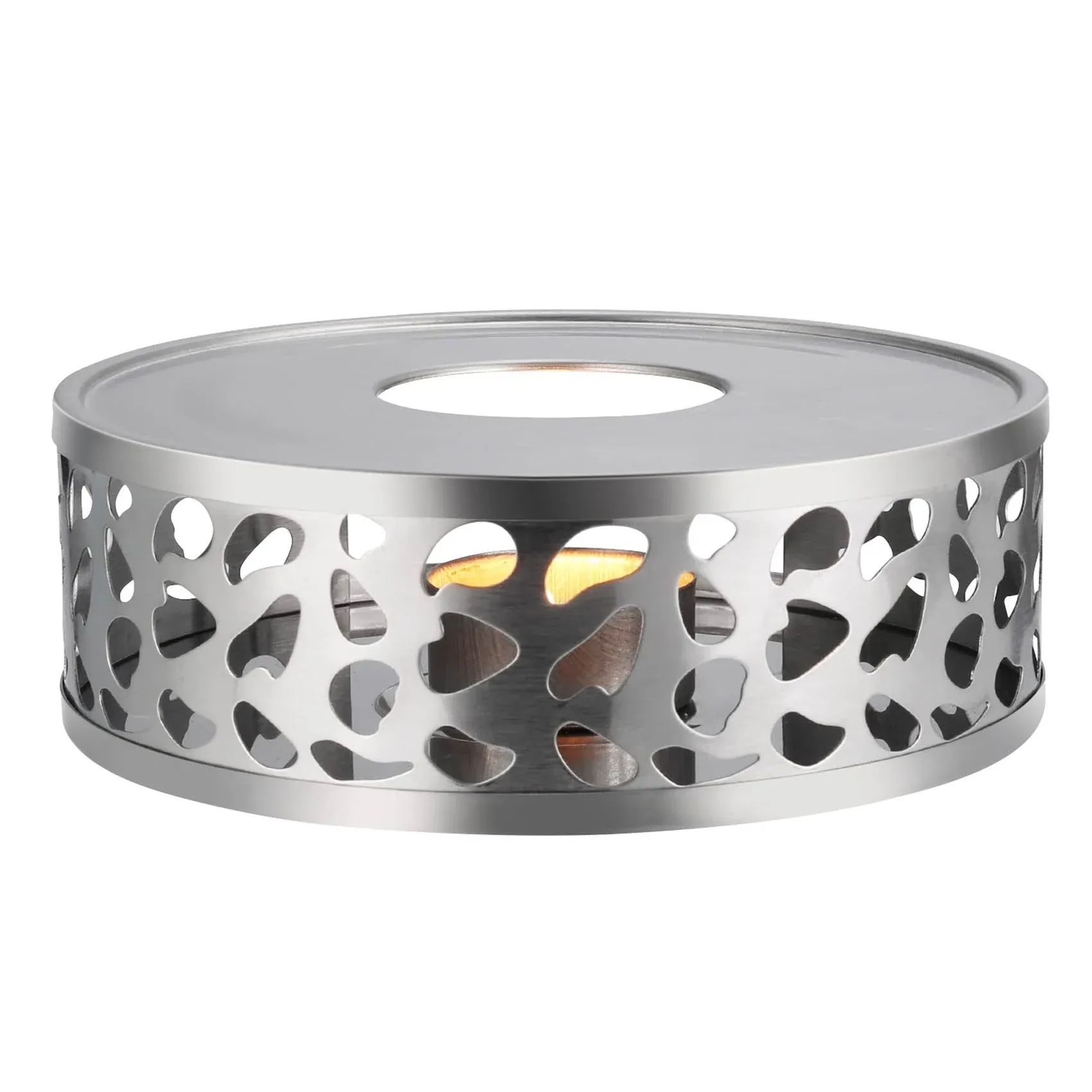 US Brushed Stainless Steel Tea Warmer w/ Tealight Holder (Candle not Included)