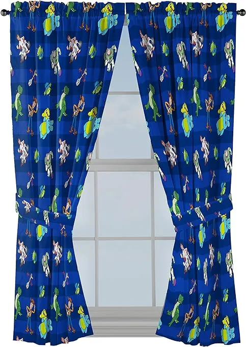 Toy Story Buzz & Woddy 63" Drapes, 2 Panels Included