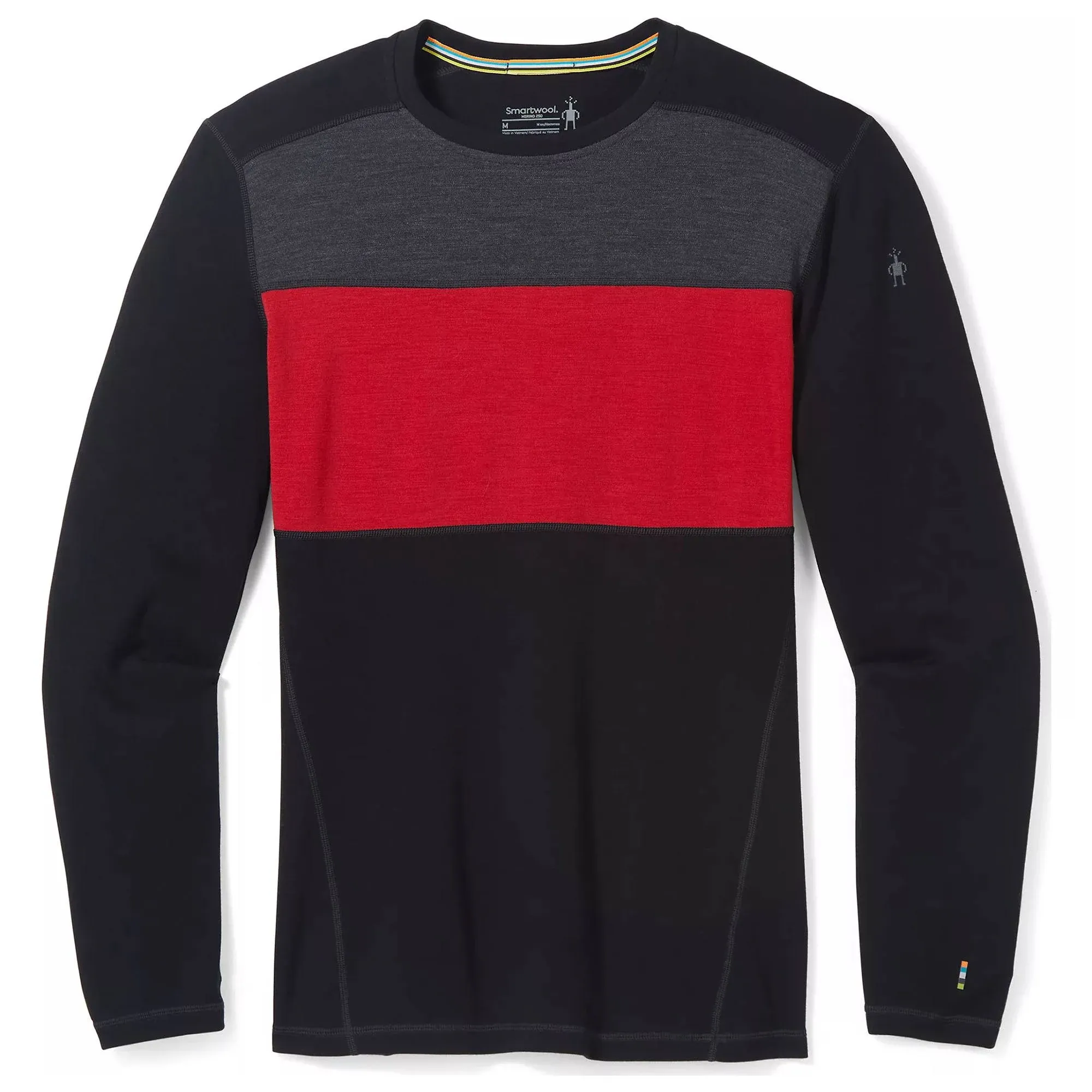 Smartwool Men's Classic Thermal Merino Base Layer Colorblock Crew