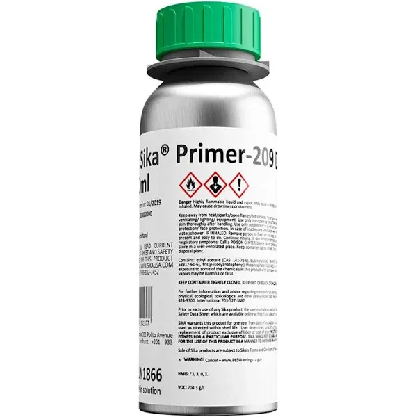 Sika Primer-209 D Black 250ml Bottle - 451588