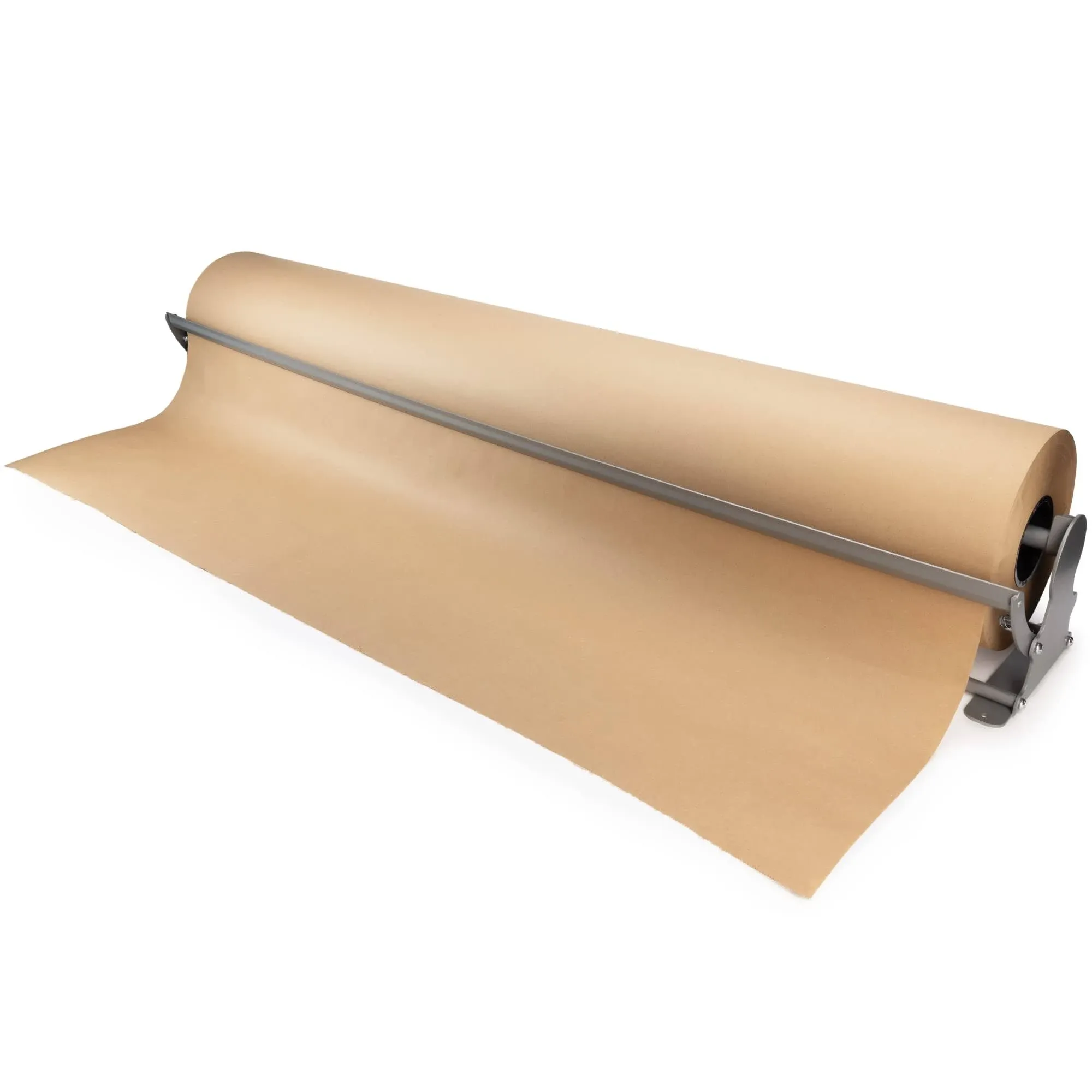 48&#034; Kraft Paper Roll Dispenser &amp; Cutter for Rolls up to 48&#034; Wide and 9&#034; in Diame