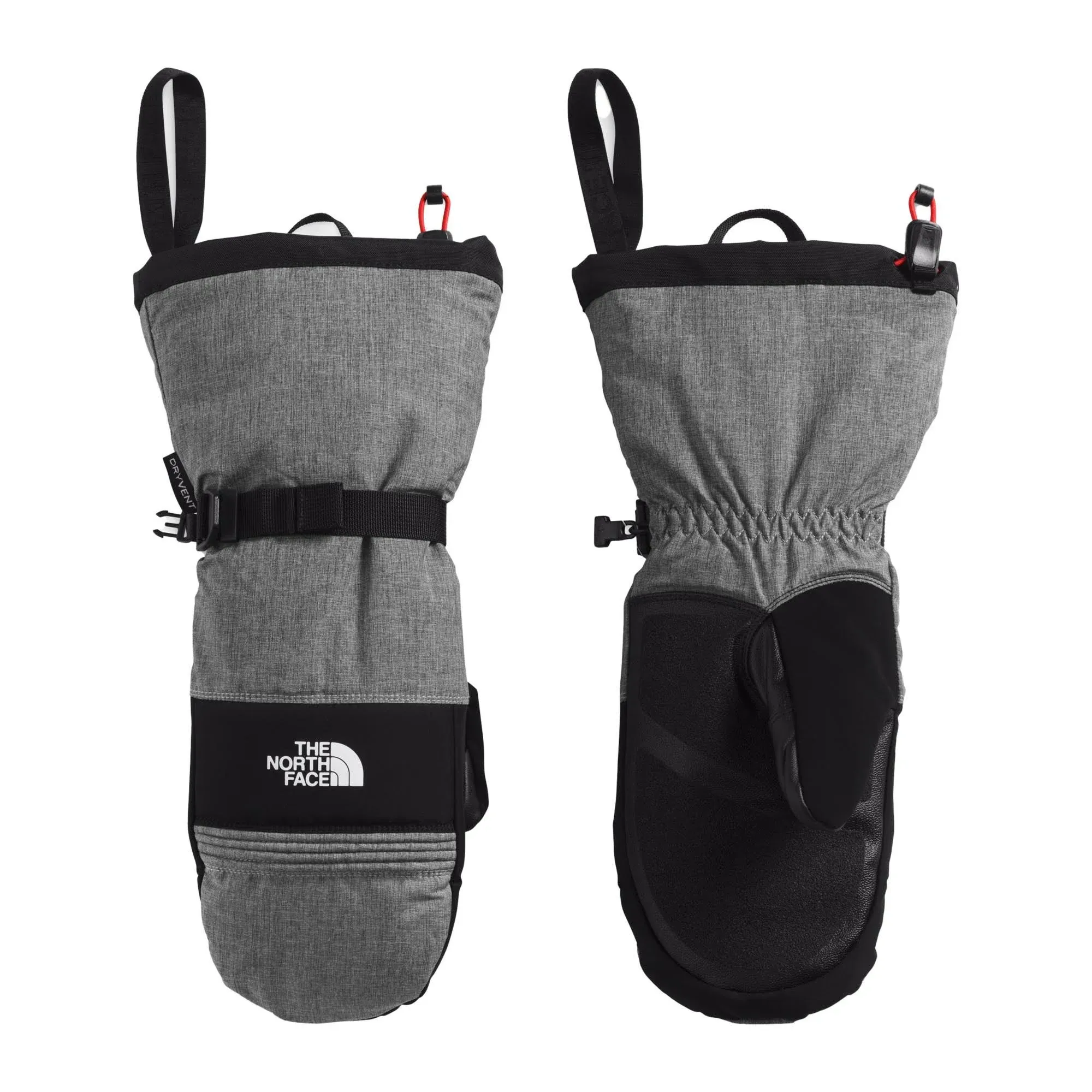 THE NORTH FACE Montana Ski Mens Mittens TNF Medium Grey Heather Small