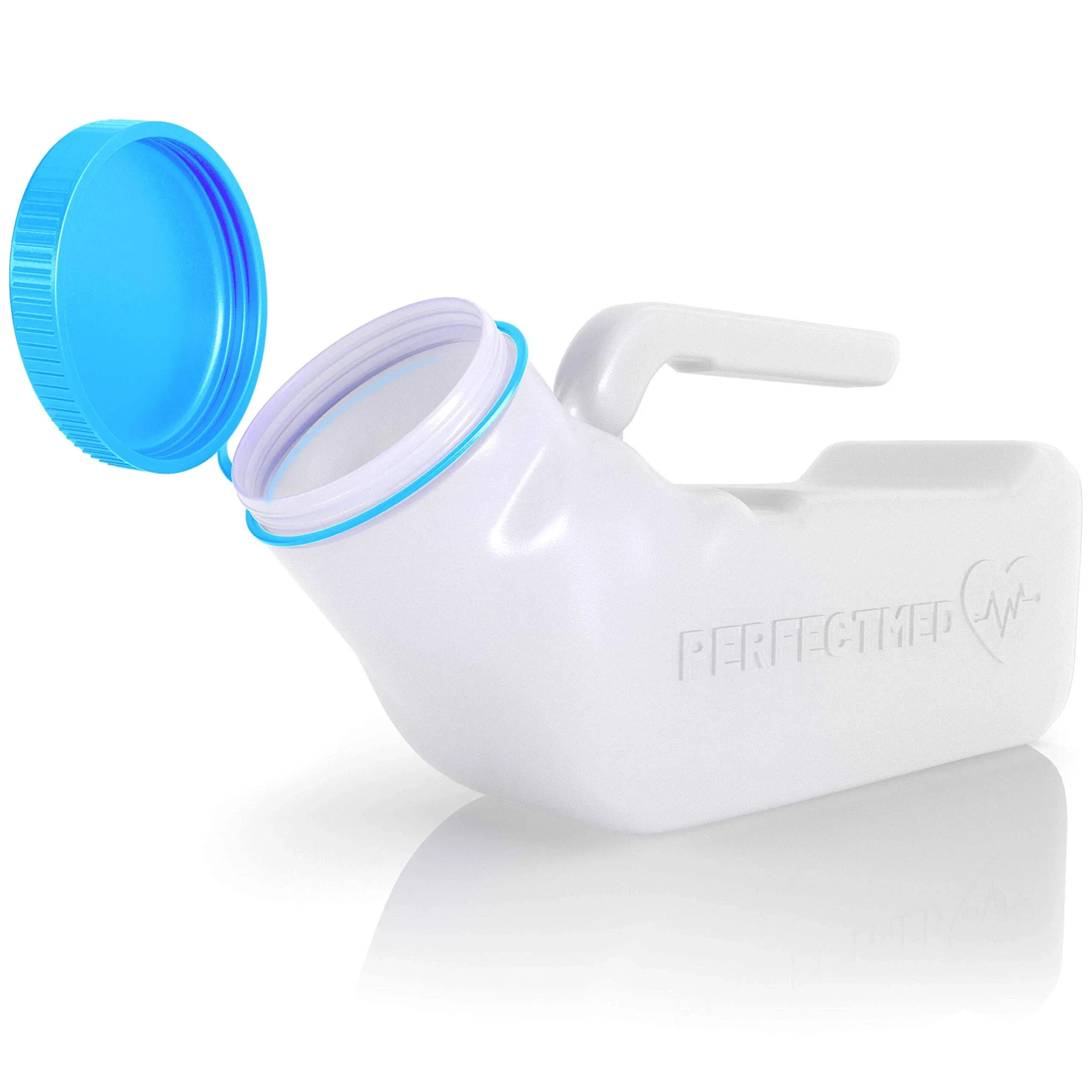 Female Urinal Spill Proof 32 oz (1 Pack) - Urinal for Women - Pee Funnel - Women Bed Pan - Portable Urinals for Women - Sturdy Female Urination Device for Car Travel, Road Trip Essentials