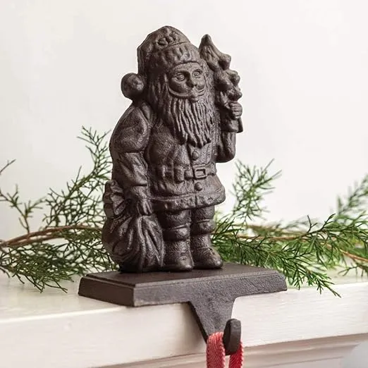 CTW Cast Iron Santa Stocking Holder