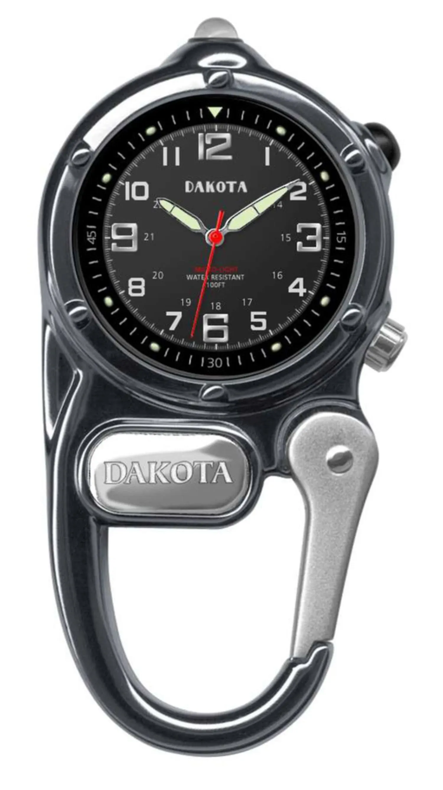 Dakota mini clip microlight watch - Gunmetal