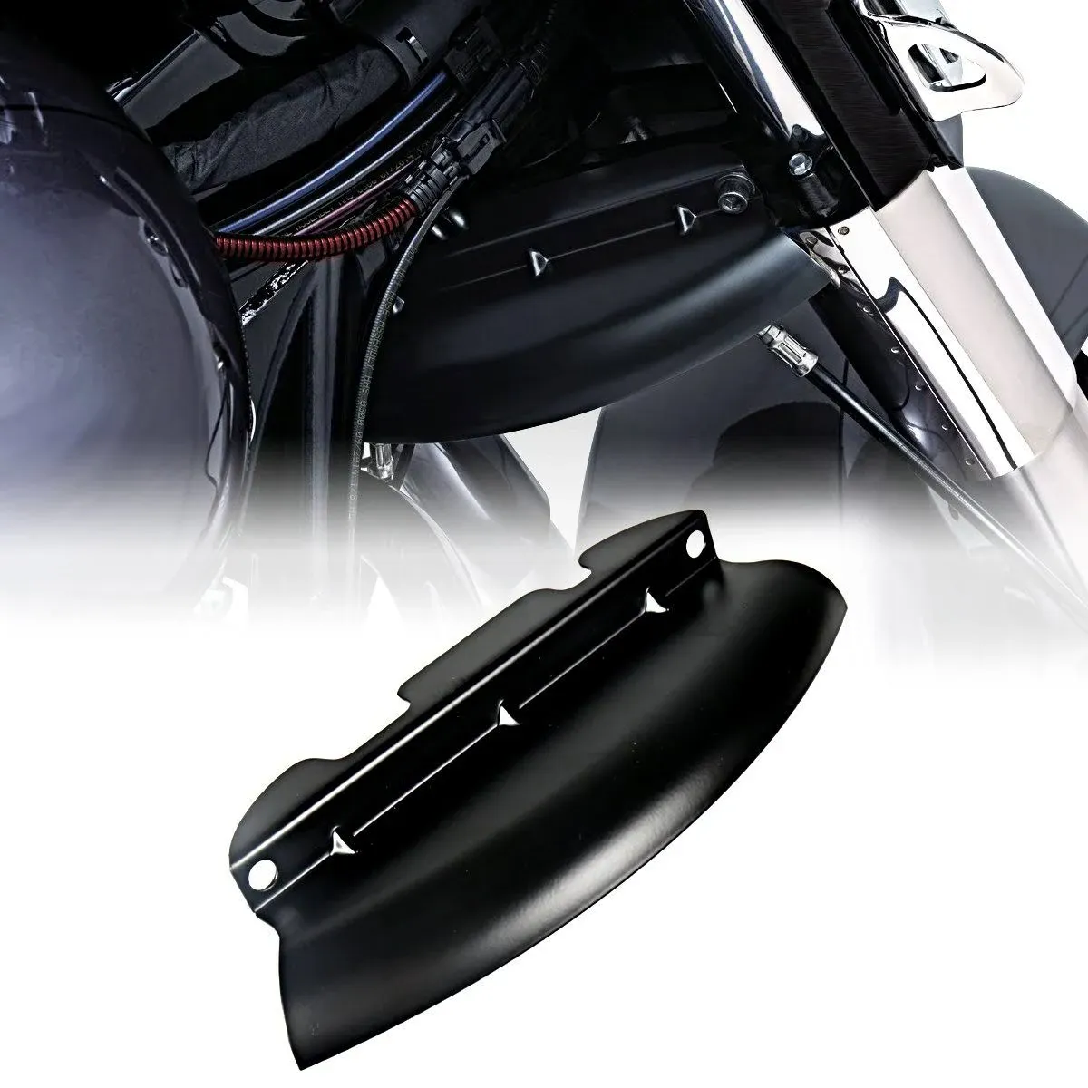 Lower Triple Tree Wind Deflector For Harley Touring FLH/T FLHX FLHR 14-17 18 19