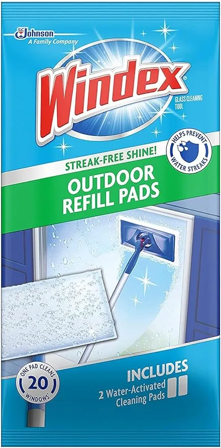 Windex Outdoor 2-Count Wipes Glass Cleaner | 602684