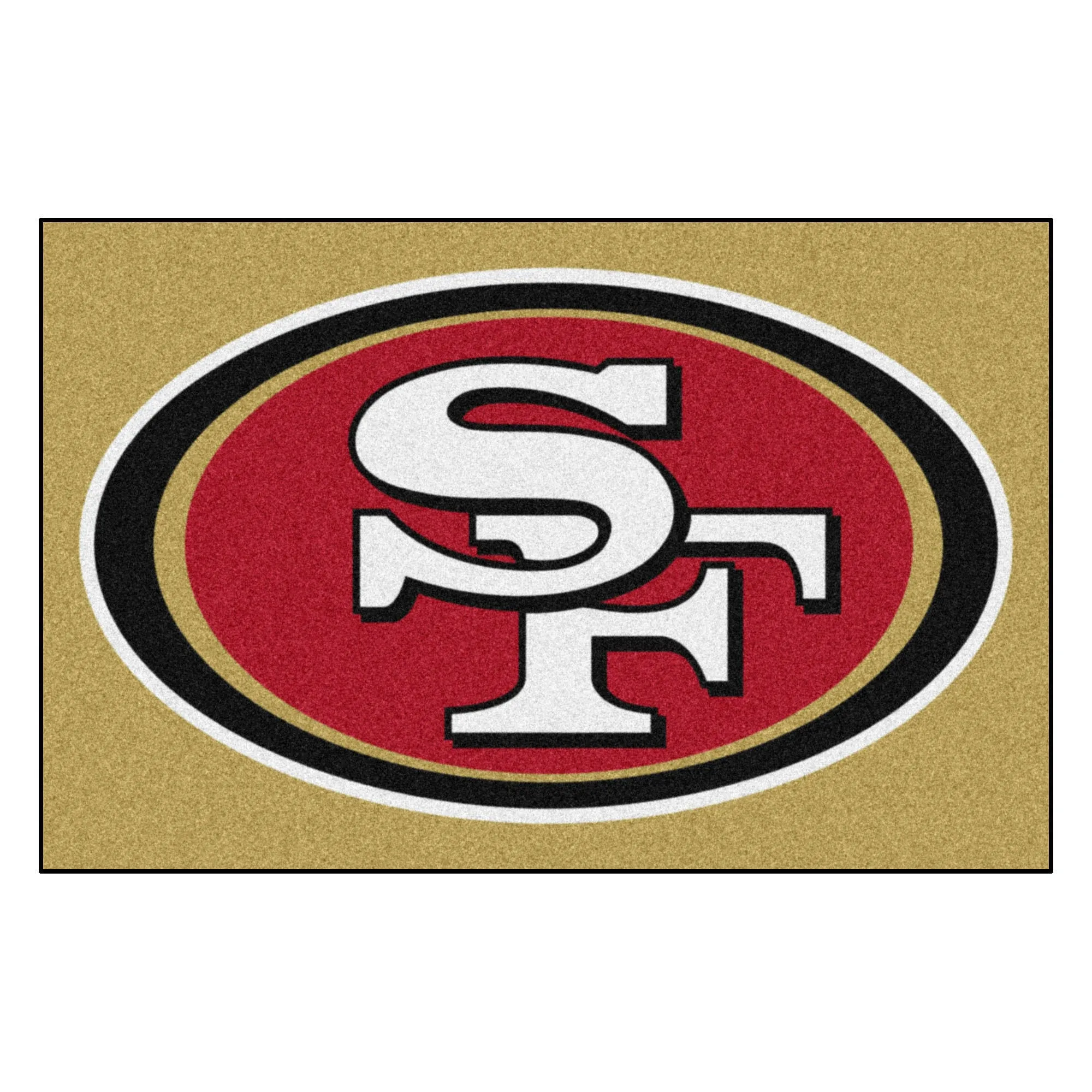 Officially
Licensed NFL 19" x 30" Logo Starter Mat - 49ers - 9809929 | HSN