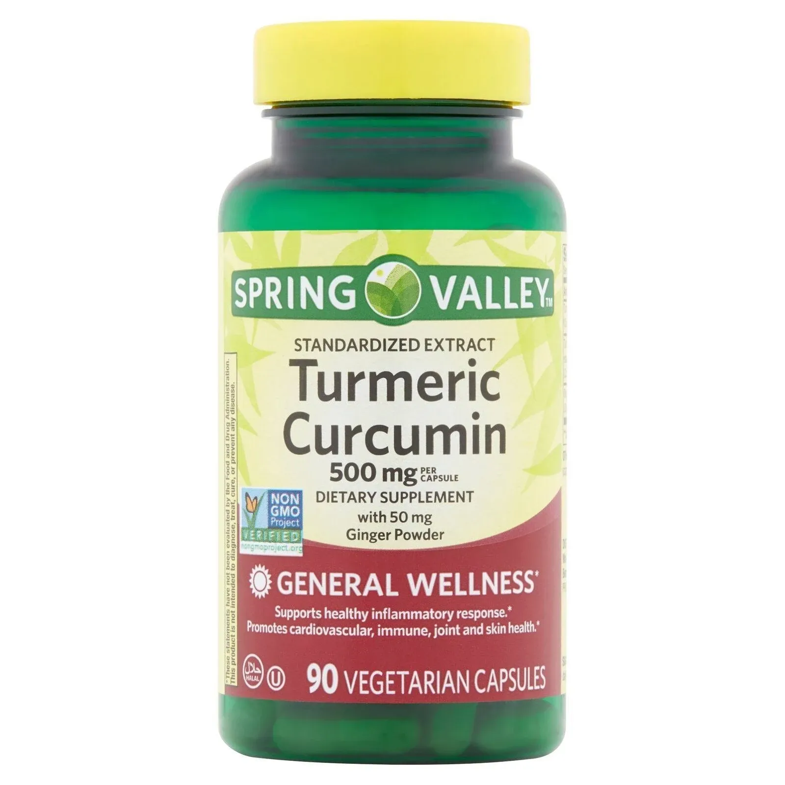 Spring Valley Turmeric Curcumin 500mg with Ginger Powder
