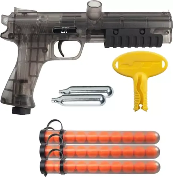 JT Paintball ER2 Paintball Gun Kit, Clear