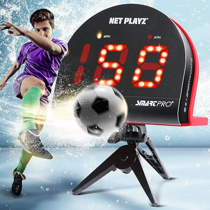 Soccer Radars, Speed Sensors Training Equipment (Hands-Free Radar Guns, Shoot...